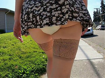 Longpussy on the Town. Diapers and a Short Skirt.
