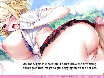 EP32: Playing Tennis with Barato Reiko Turned into a DOGGSTYLE Position - Oppai Ero App Academy